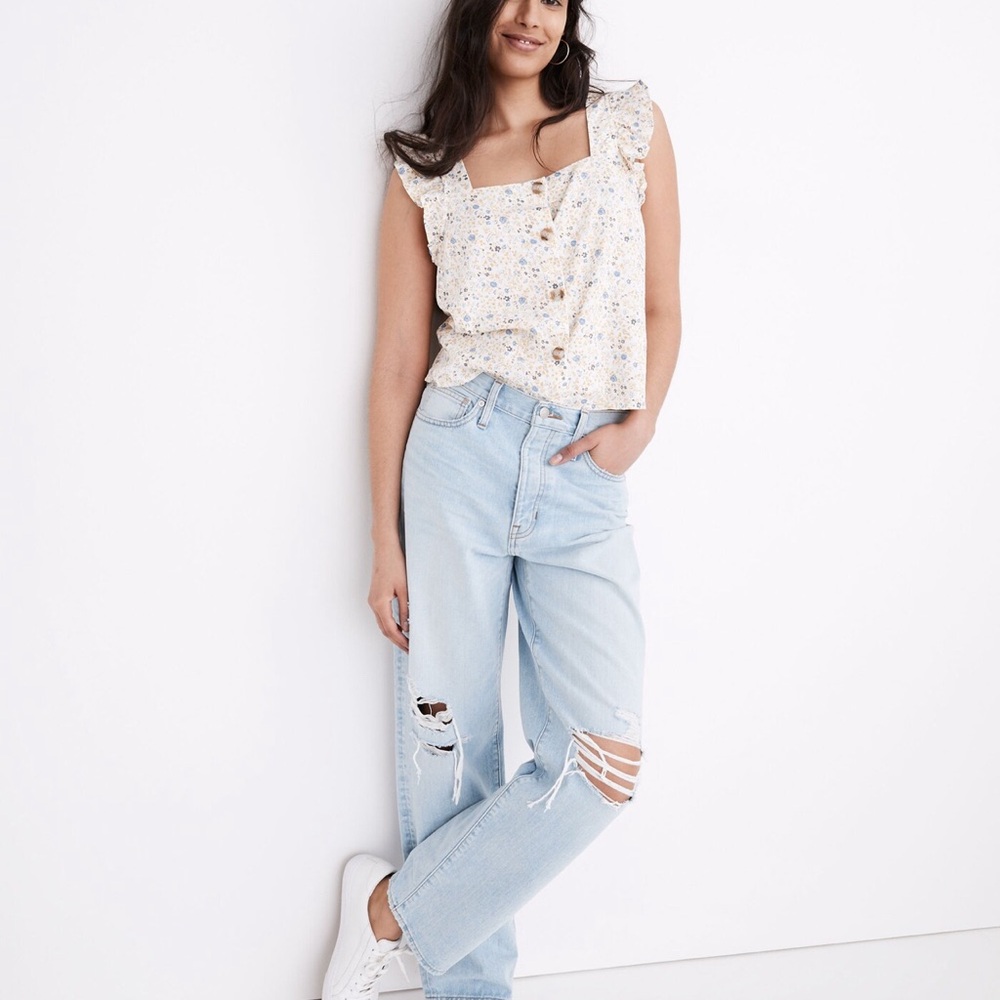 Madewell The Dadjean in Greenvale Wash: Ripped Edition